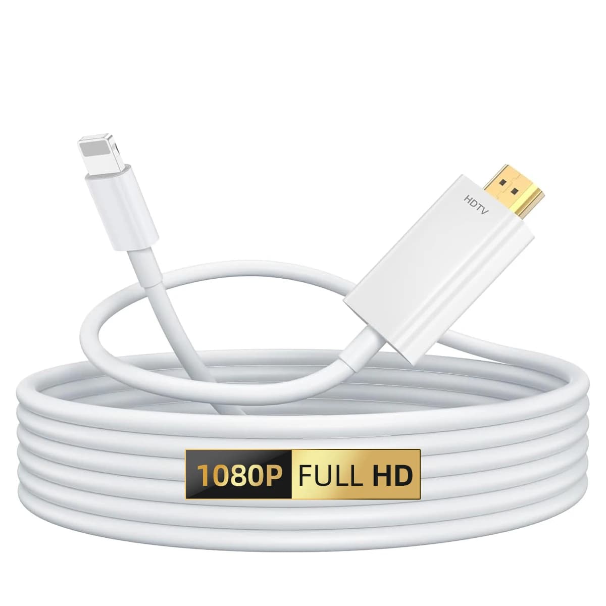 HDTV cable for iPhone 14 13 12 11 Pro Max 7 8 Plus XS XR SE iPad mini to HDMI Transmit video from mobile to digital TV adapter