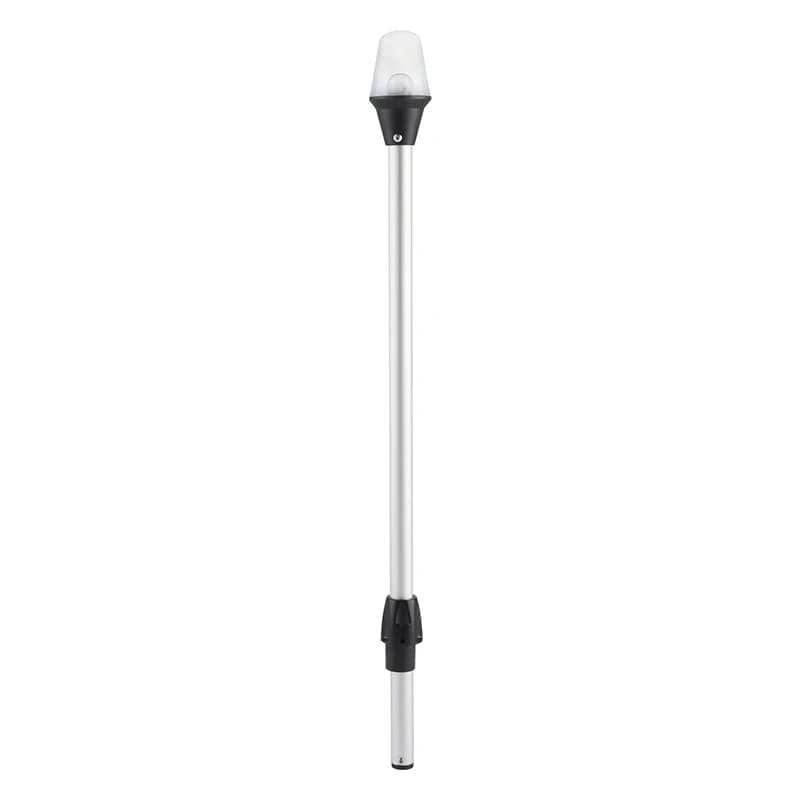 Lampada di ancoraggio per luce di poppa per barca, palo a cerchio completo, lampadina sostituibile staccabile bianca, 10-24 V, 24 pollici ANHEART Marine