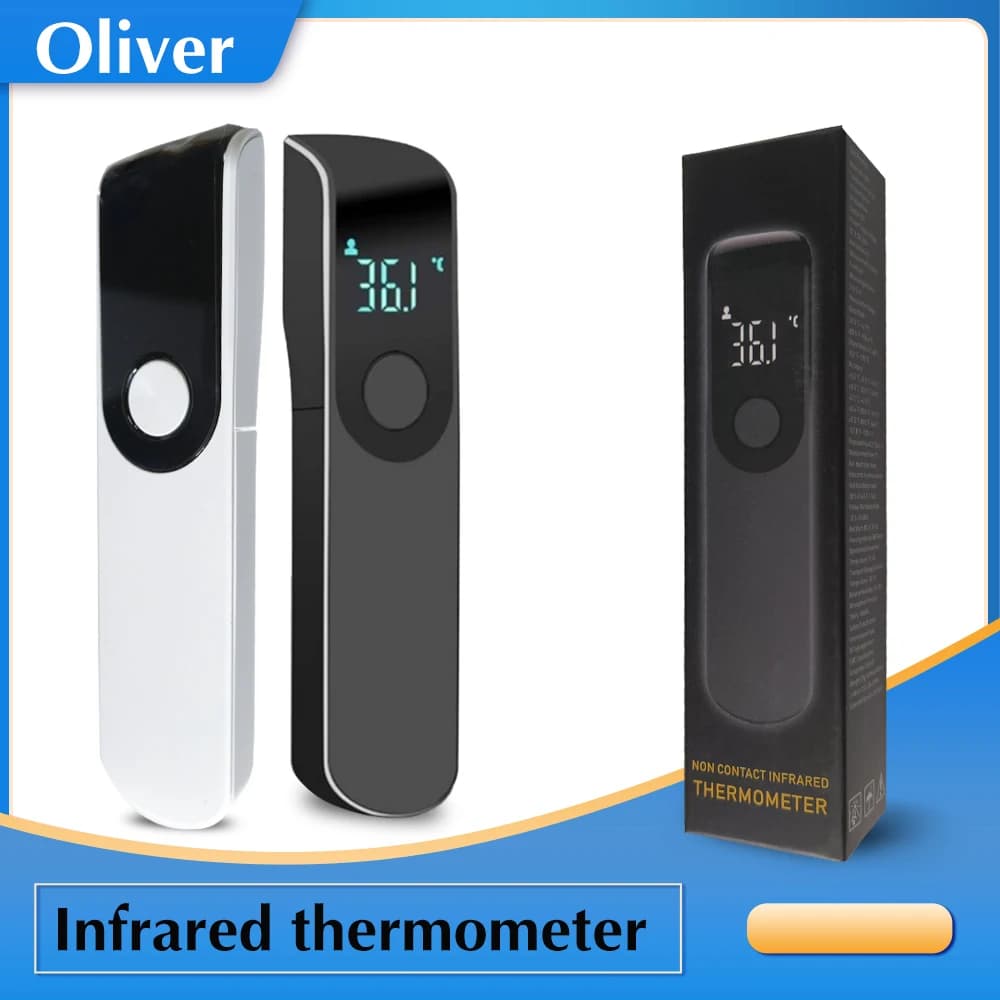 Infrared thermometer for medical temperature, contactless digital thermometer for front, LED display, fever measurement tool for infants and adults