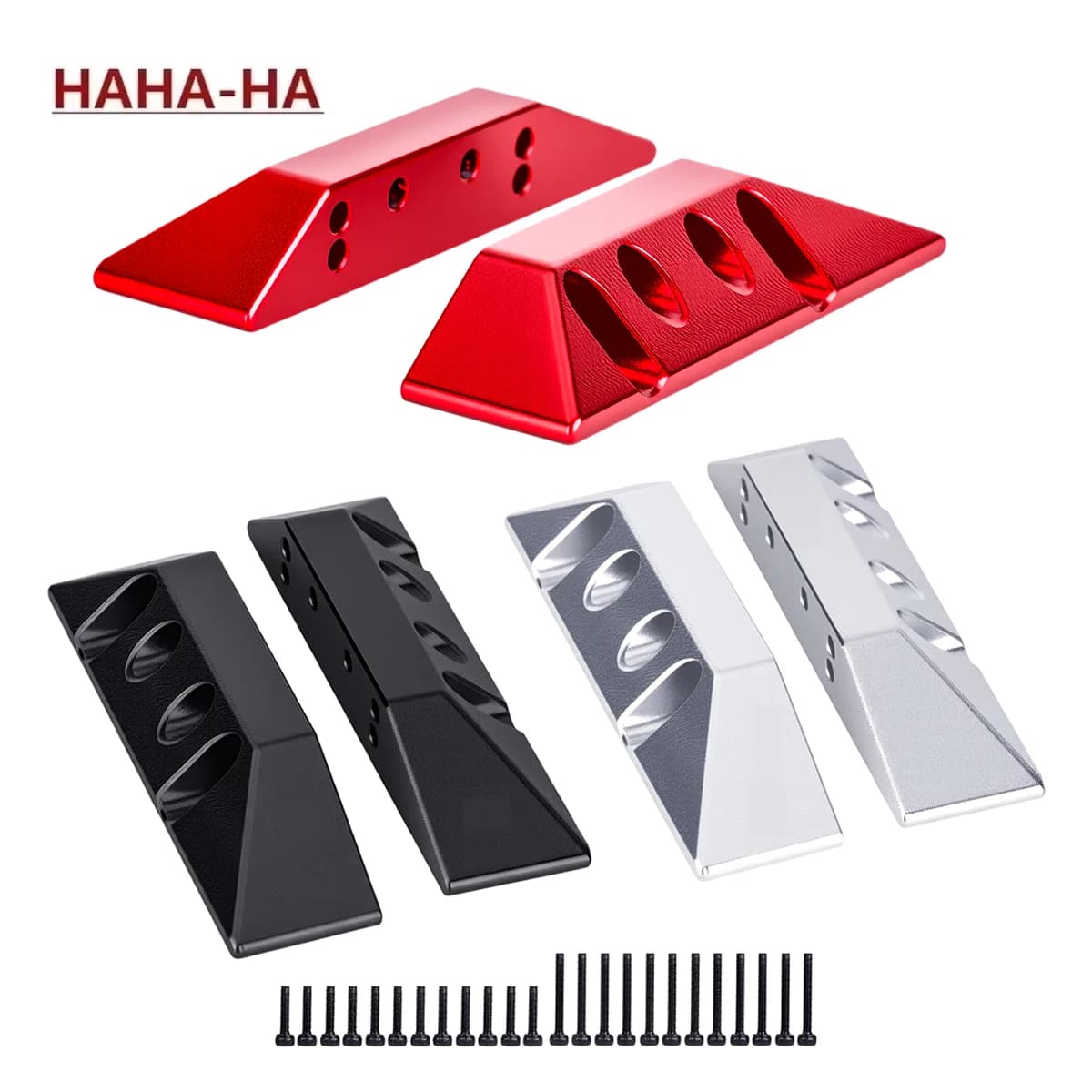 Pedali Laterali in Alluminio Sinistro e Destro per Auto RC Crawler 1/32 Redcat Ascent-32, Parti di Ricambio e Accessori per Upgrade
