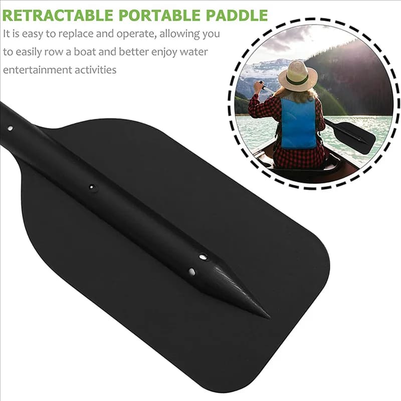 YHOLI-4 pezzi pagaie telescopiche in plastica per barche remo pieghevole per kayak jet ski e canoa accessori per barche di sicurezza