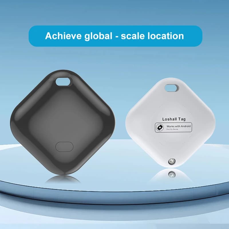 Localizzatore GPS intelligente portatile solo per sistema Android Dispositivo di promemoria anti-smarrimento Portachiavi Cane Gatto Pet Bagagli Localizzatore di auto