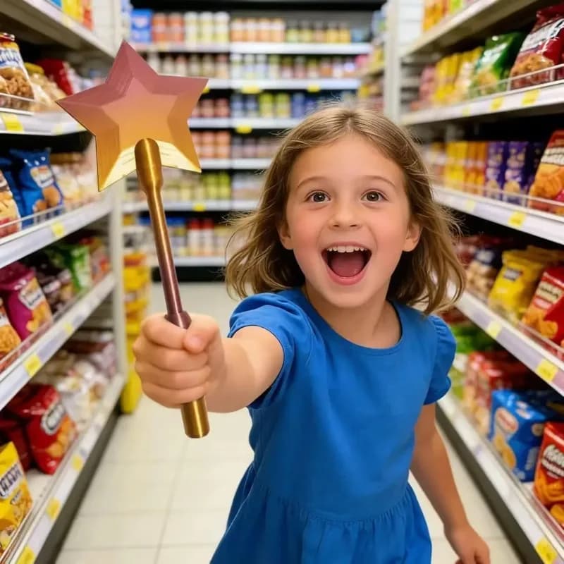 Giocattolo Magico per Bambini: Bacchetta per Pagamenti con Carta di Credito – Regalo per Giocare al Magico