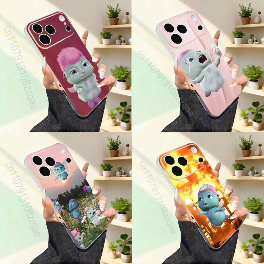 B-Bibble D-Doll Cute per iPhone 11,12,13,14,15,16,17,Pro,Max,Plus,Mini,SE4,E Custodia per telefono magnetica per Magsafe Wireless