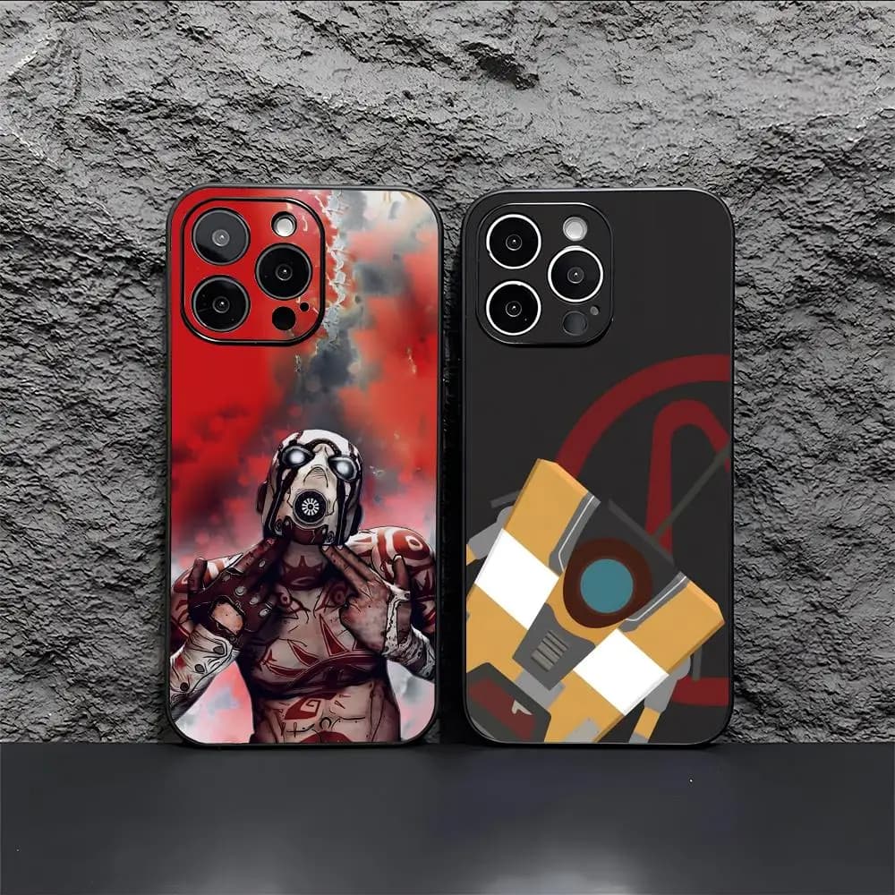 Cover for iPhone 12-17 Air Plus Pro Max Borderlands Satinata Lucida Colorata – Excellent Idea Gift