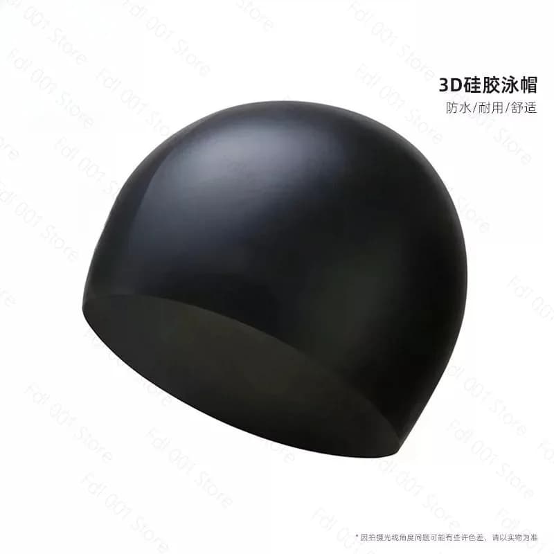 3D Competition Swimming Cap Professional Training Waterproof Silicone Swimming Cap Men and Women Do Not Restrain Their Heads