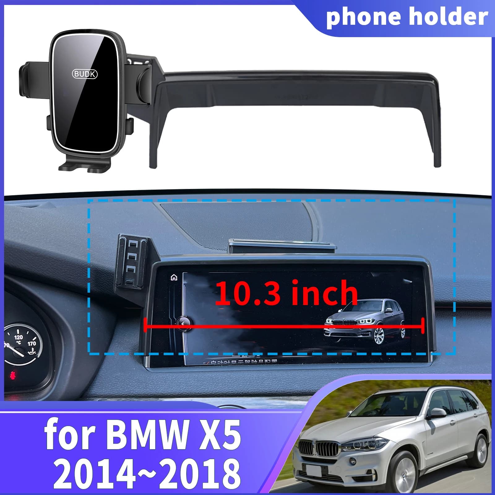 suitable for BMW X5 2014 2015 2016-2018 F15 (10.3 inch) Phone support Custom car accessories