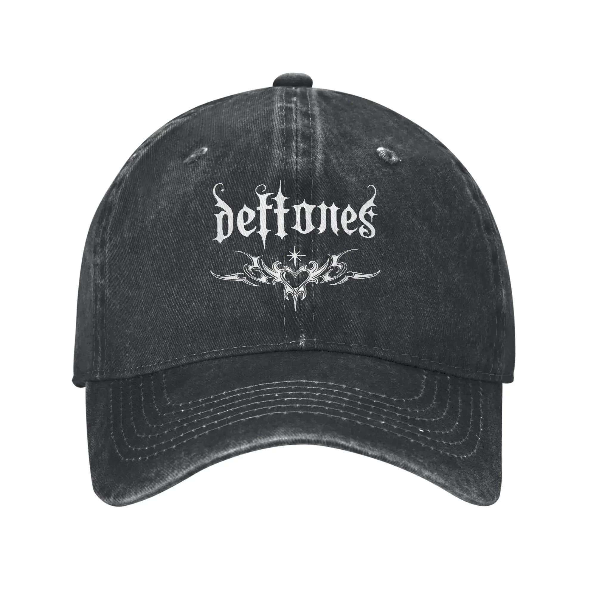 Berretto da baseball con logo Deftones da uomo adulto personalizzato cappello da camionista fai da te berretto snapback regolabile per sport all'aria aperta vintage estivo