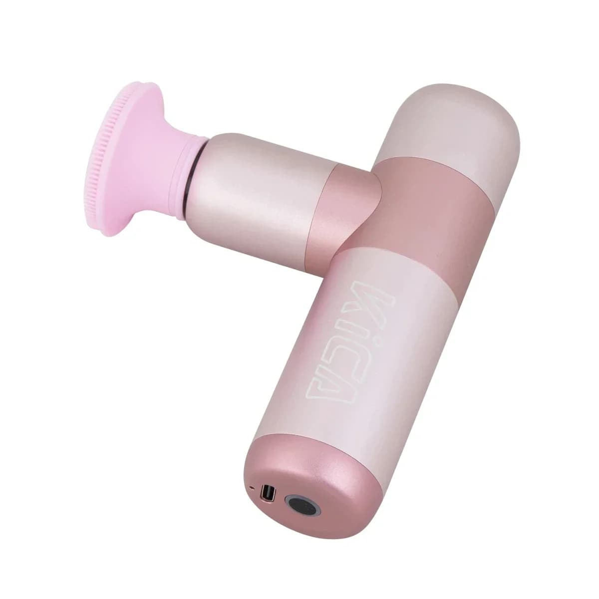 2026 KICA Mini Massage-Gun Handle Massager USB Electric Metal Body Pocket Neck Muscle Pain Therapy For Body Relaxation Pain Reli