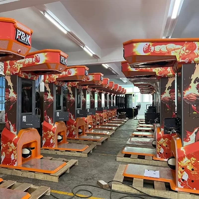 Boxing Punch and Kick 2 Arcade Street Amusement Coin Operated Games Electronic Sports Punching Bag Vending Machine Customized