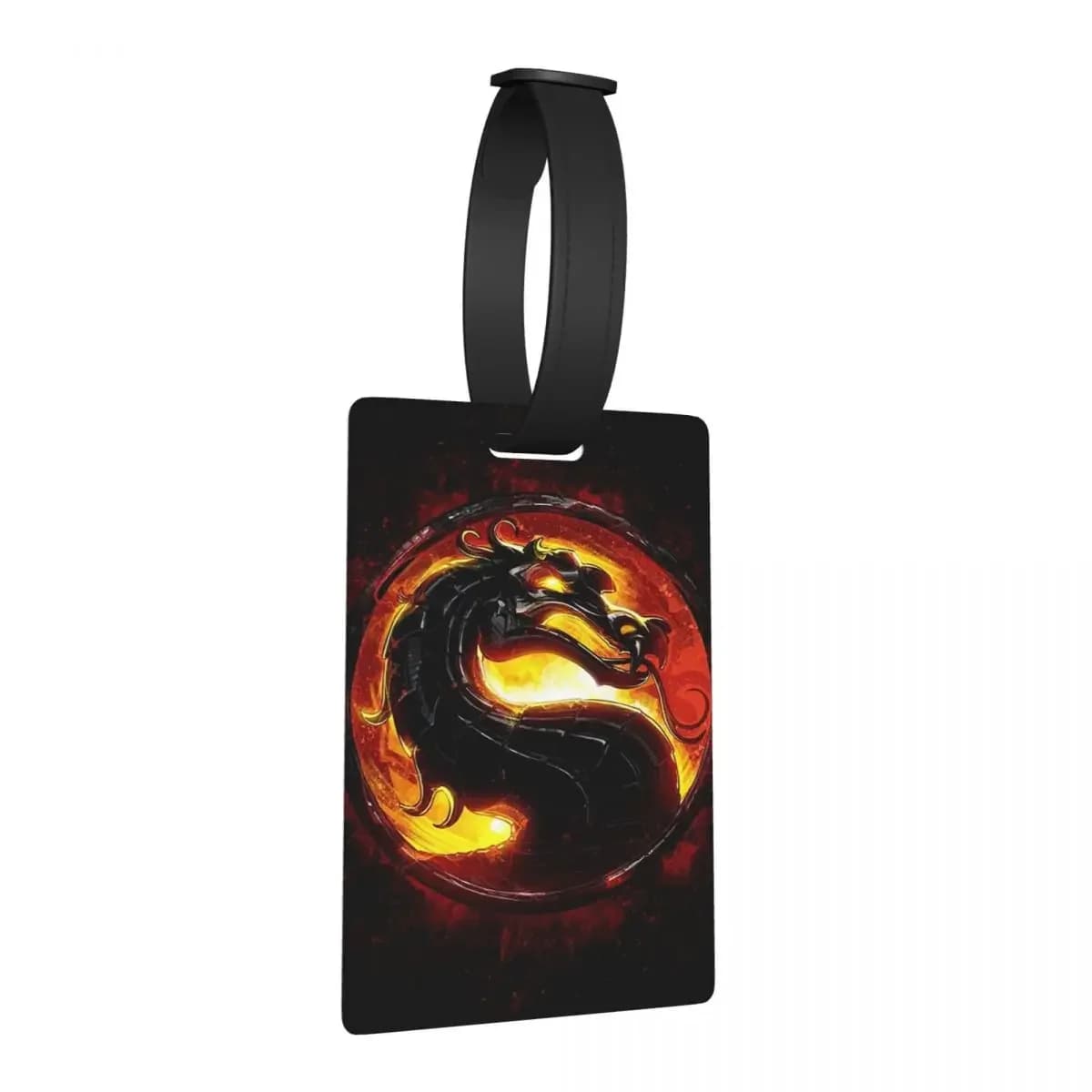 Mortal Kombat Etichette per bagagli Accessori per valigie Moda da viaggio Etichetta per imbarco per bagagli Porta etichette ID Nome Indirizzo