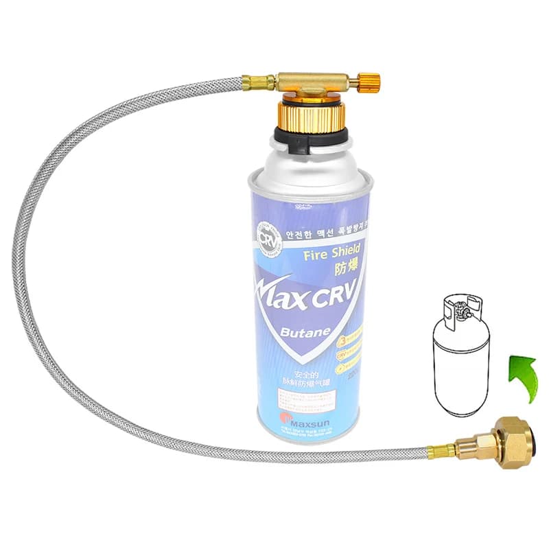 Outdoor gas stove Camping stove Refill adapter propane burner GPL Flat tank coupling tank adapter Container adapter Save metal pipe