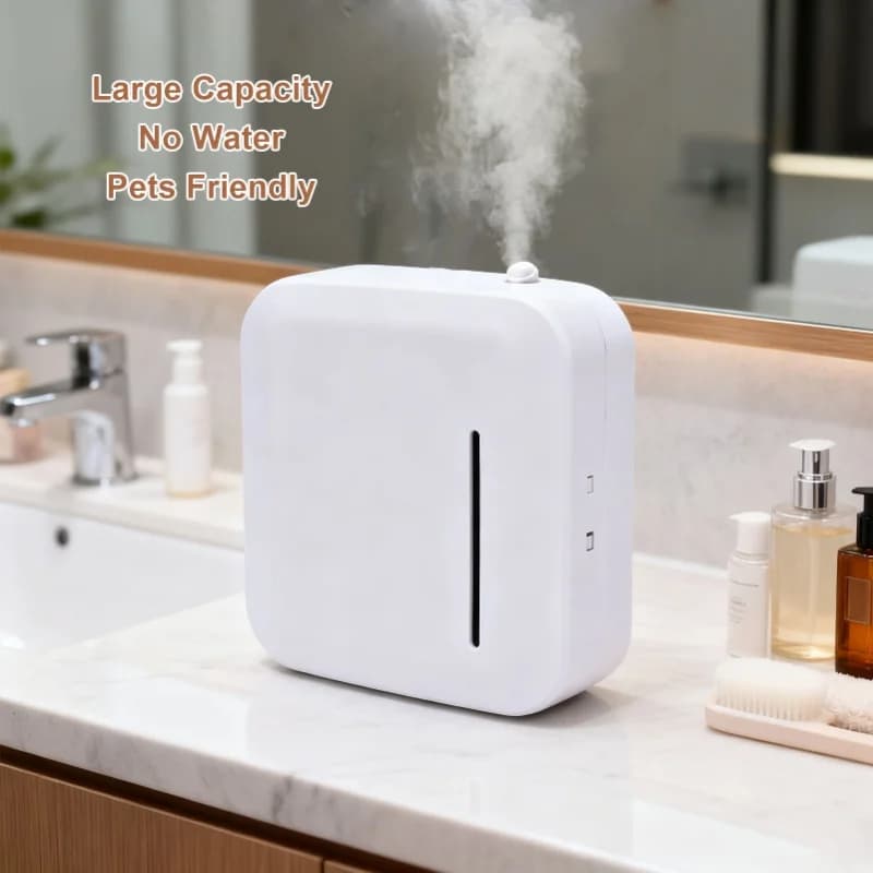 Smart App Control Aromatherapy Diffuser Waterless Essential Oil Machine Battery Or Plug In Use