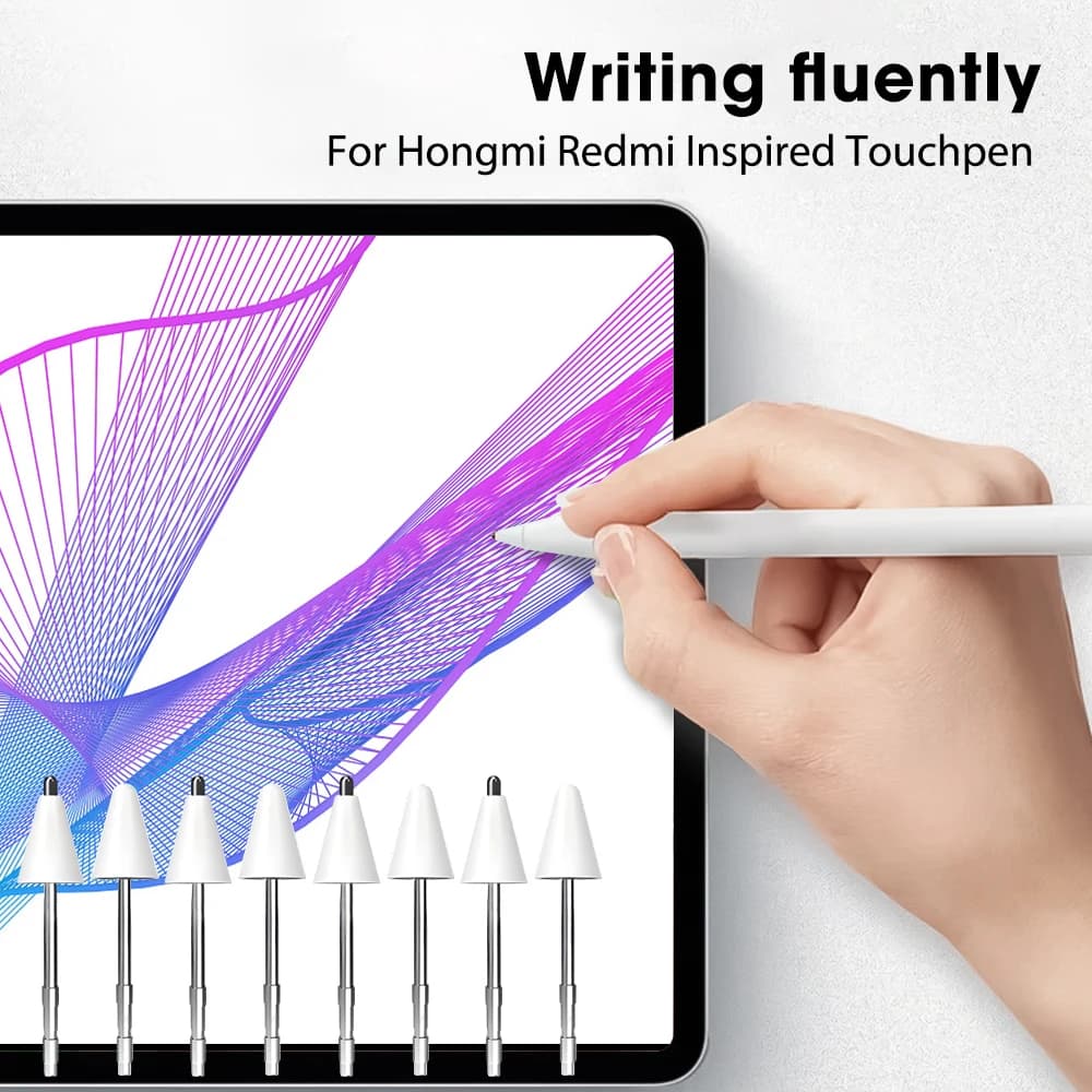 Replacement Stylus Spare Pen Tips for Xiaomi Redmi Pencil Nibs High Sensitivity Writing Drawing Tablet Pen Tips for Mi Redmi Pad