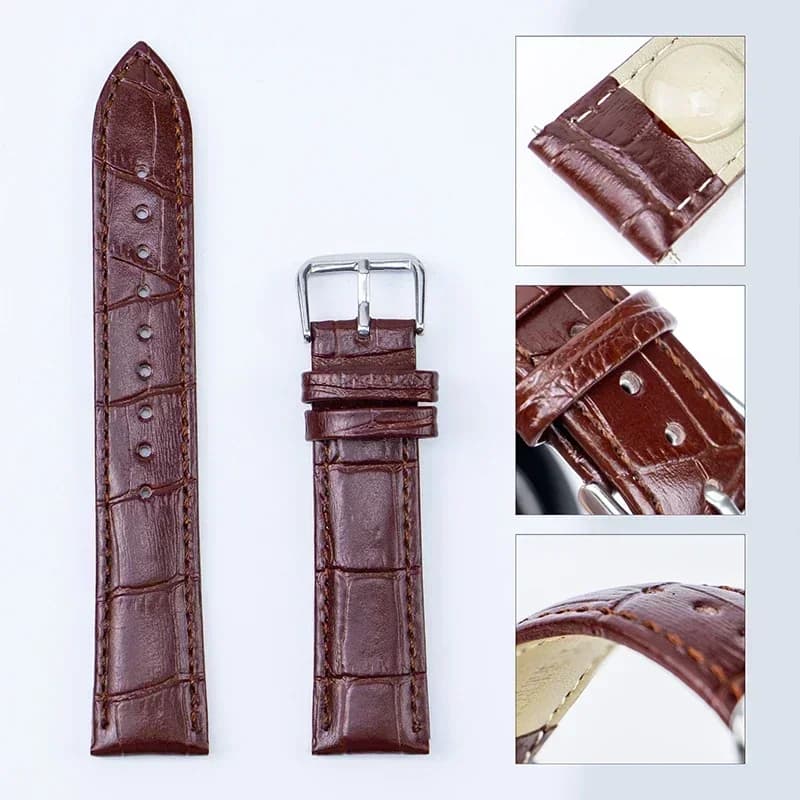 Nuovo cinturino in pelle di ricambio universale cinturino in pelle per uomo donna 12 14mm 16mm 18mm 20mm 22mm 24mm cinturino accessori