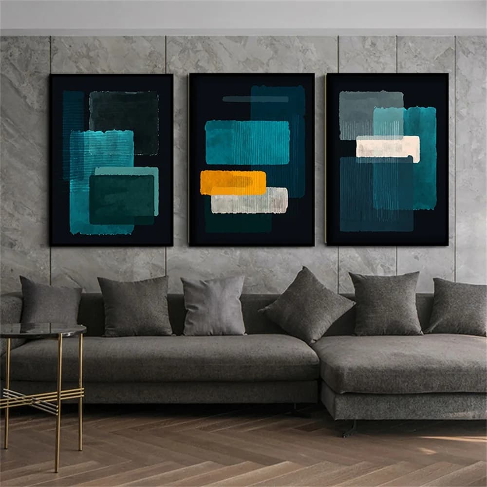 Mark Rothko Blue And Black Art Replica Photo High Level Minimalism Canvas Poster Prints Painting Living Room Home Decoration