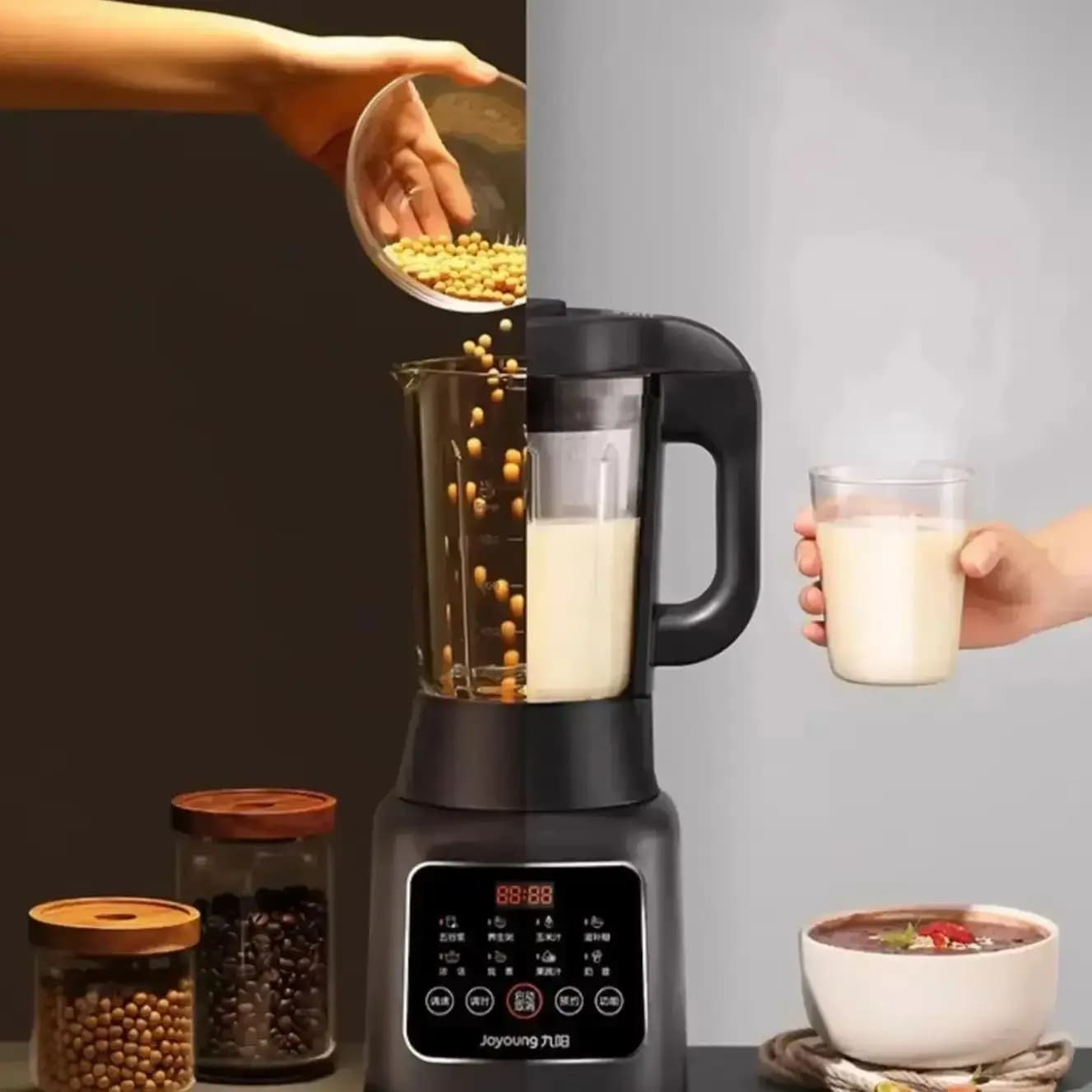 multifunctional new style wall-breaker home soymilk machine cooking machine automatic heating portable blender