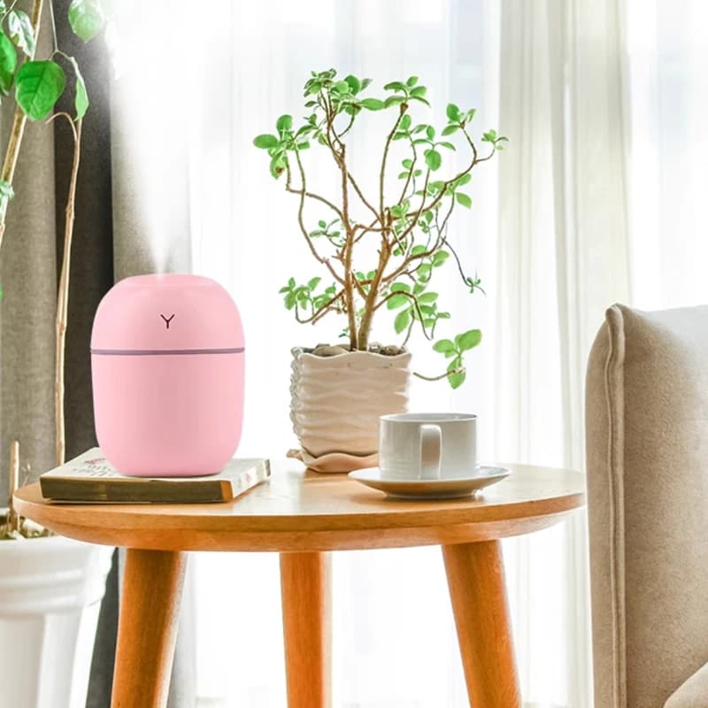 Umidificatore Multifunzionale Silenzioso per Casa e Auto, Purificatore d'Aria per Auto, Mini Umidificatore per Camera da Letto e Dormitorio