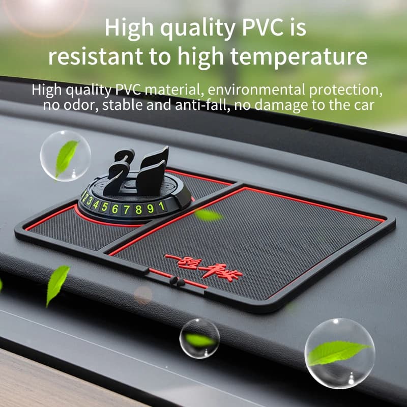 Auto Phone Holder Non Slip MultiFunction Car Anti-Slip Mat Sticky Anti Slide Mobile Phone Mount Silicone Dashboard Car Pad Mat