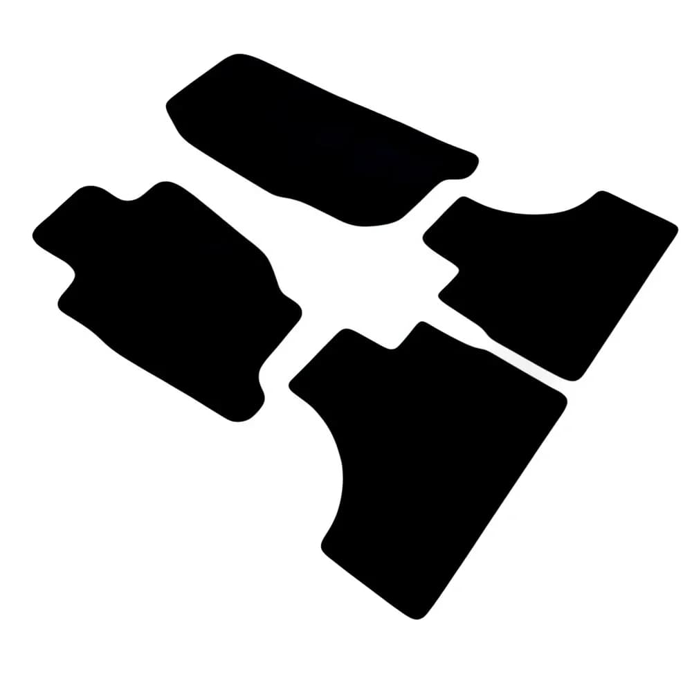 Tappetini per auto originali Tappeto per Jeep Liberty dal 2002 al 2007 Tappeti in velluto nero impermeabili Fodere automatiche
