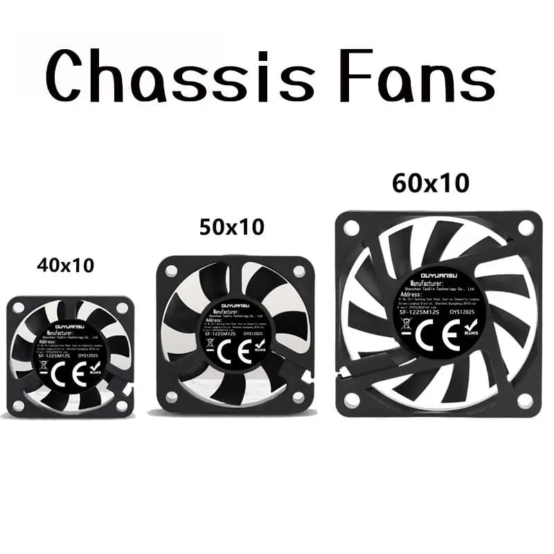 40mmx40mmx10mm 50mmx50mmx10mm 60mmx60mmx10mm 5V 2Pin DC Cooling Silent Fan CPU Coolers