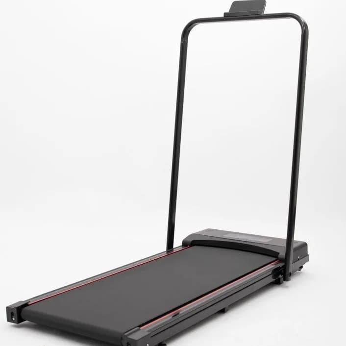 Deluxe Foldable Treadmill with Armrest, LED Display & Remote Control for Home Fitness