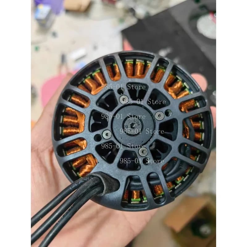 Motore a disco a 4/6 assi, motore brushless a rotazione esterna 8318 100KV per drone di protezione delle piante