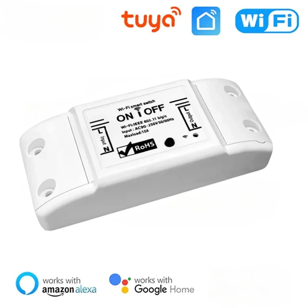 Wifi DIY Smart Switch Wireless Remote Control Switch Home Works With Alexa Tuya Google Home Smart Remote Control