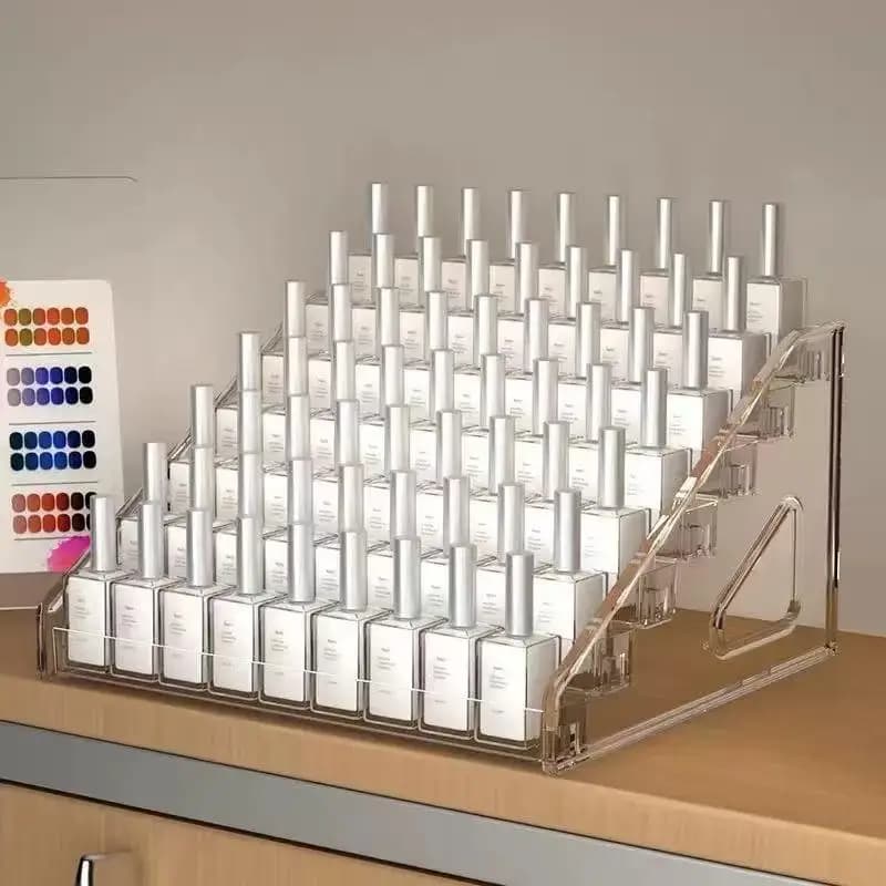 Set Organizzatore per Rossetti a 3/4/5/6/7 Livelli, Espositore Rialzato per Cosmetici, Smalti e Profumi, Organizer per Vanity