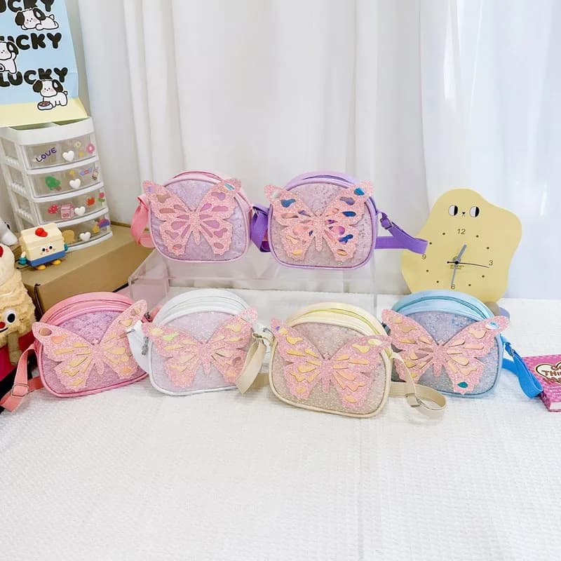 Children's Shoulder Bag New Sequins Girls Princess Travel Backpack Versatile Elegant Fashion Kids Kindergarten Crossbody Bags