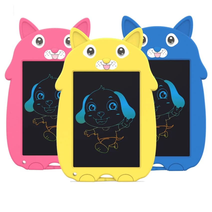 Tavolette da scrittura LCD da 9 pollici per cartoni animati Blocco da disegno con schermo colorato Doodle Board Toy Regalo carino e strumento di apprendimento per bambini L40