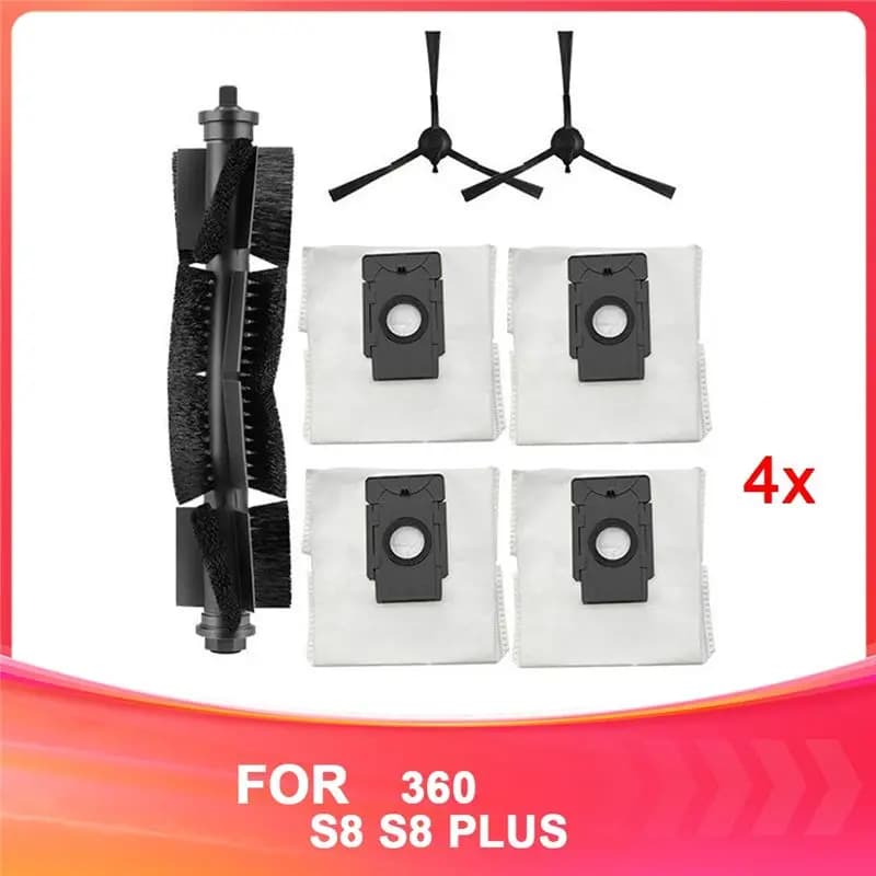 AS94-Adatto per accessori per aspirapolvere robot Qihoo 360 S8 S8 PLUS Set di ricambio per sacchetti per la polvere Materiali di consumo per aspirapolvere