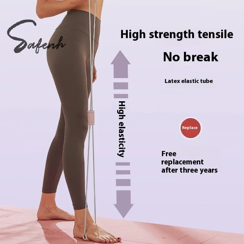 Fitness elastic band, strength band figure 8, ideal for home gym, workout, stretching