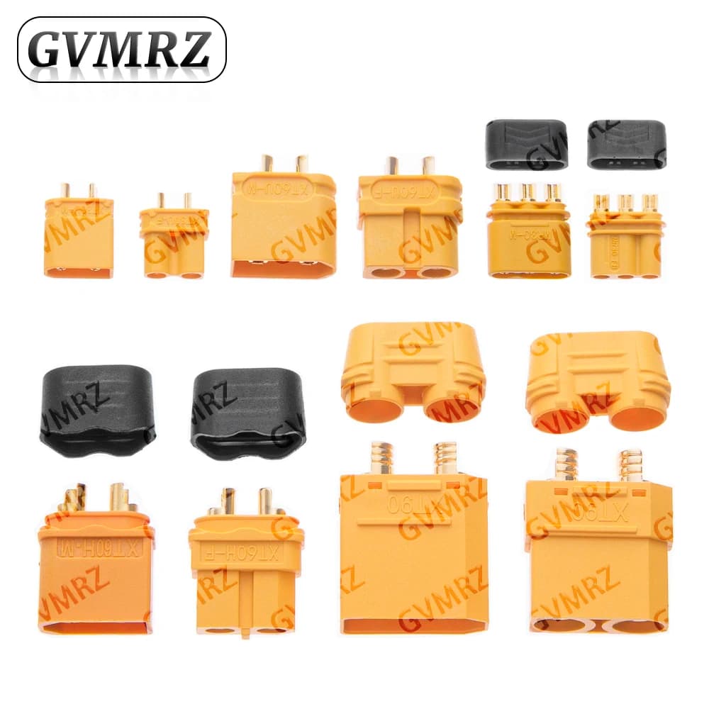 XT30U XT60H XT90H MR30 Male Female Connectors Bullet Plugs with Sheath Protection for RC Lipo Battery FPV Drone ESC Motor Parts