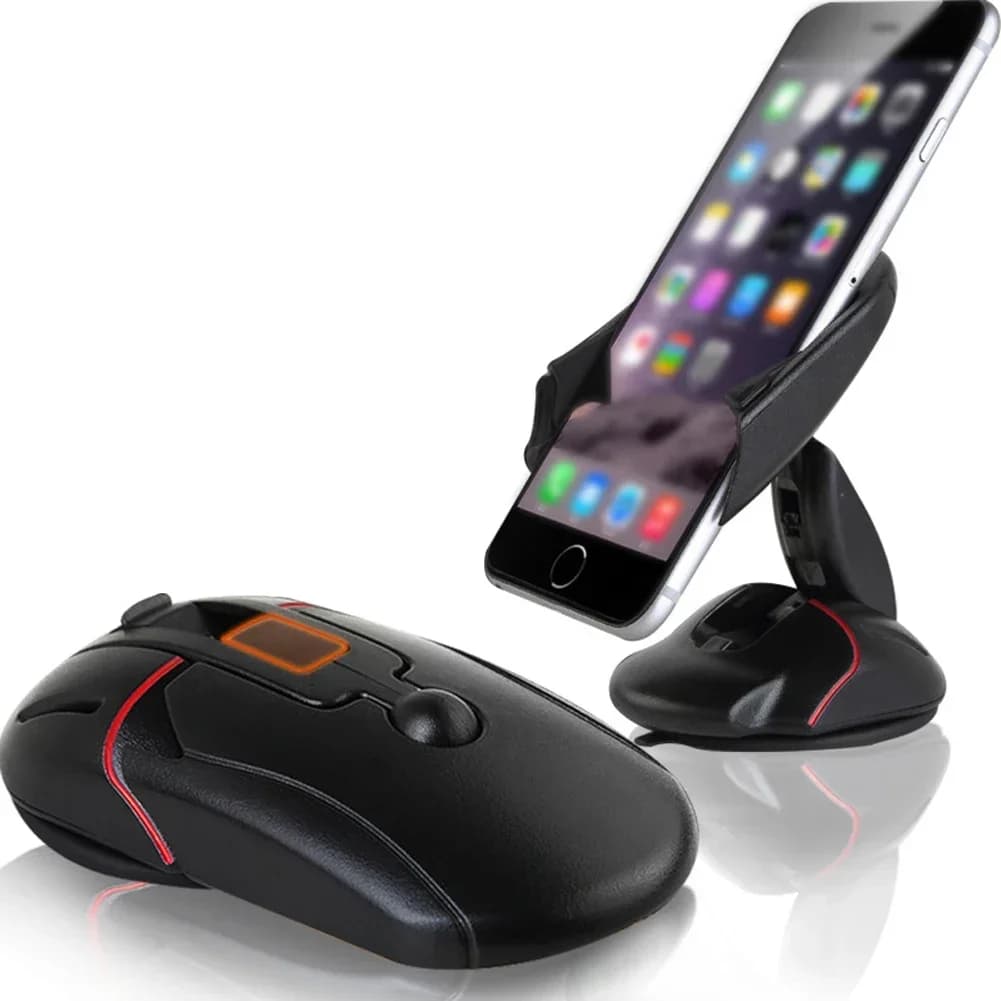 Creative Mouse Design Car Mobile Phone Holder Suction Foldable Dashboard Windshield GPS Stand for Xiaomi Huawei iPhone