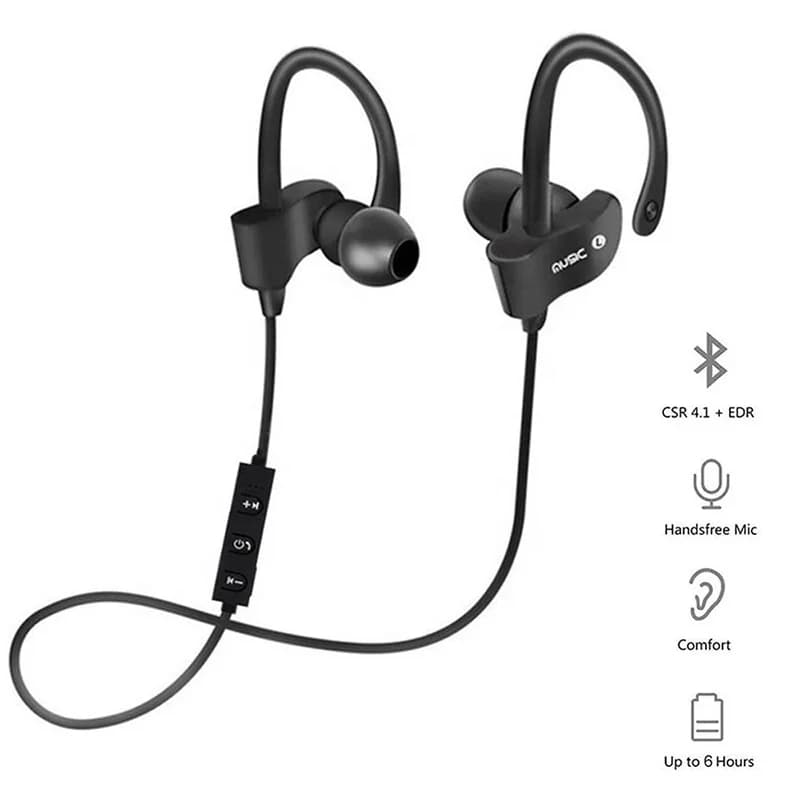 Wireless Bluetooth 4.1 Earphones Stereo Headset Music TWS Sports Headset Gaming Handsfree Waterproof Headphones For Mobile Phone
