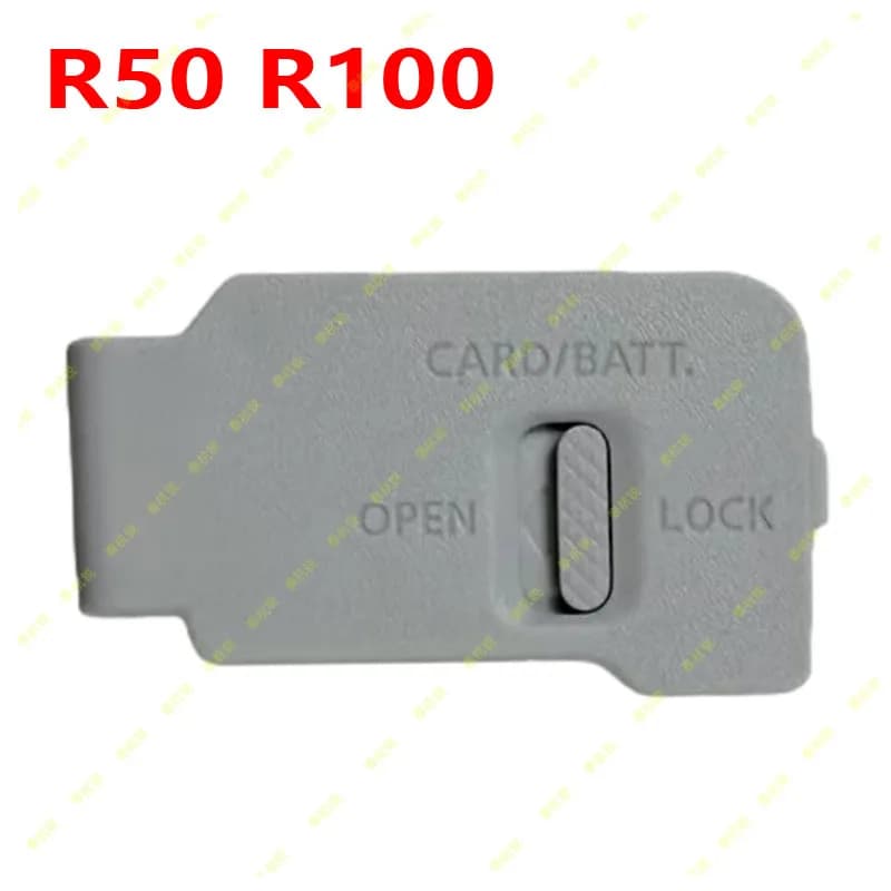 New Battery Door Lid For Canon EOS R50 R100 Battery Cover Black Silver Camera Repair Parts