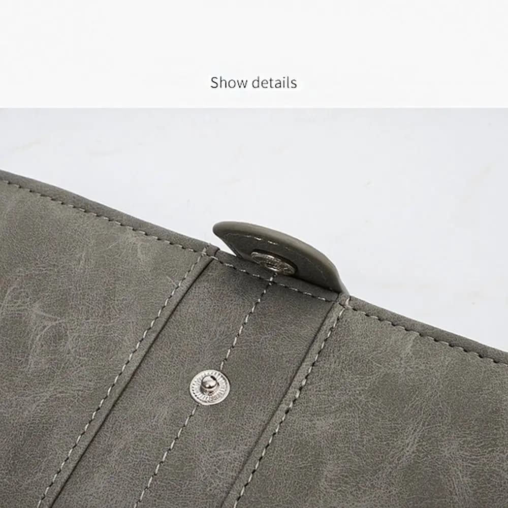 RFID Anti-Theft PU Passport Bag Purse Passport Cover Travel Wallet Card Holder Ticket Holder Passport Clip Travel Accessories