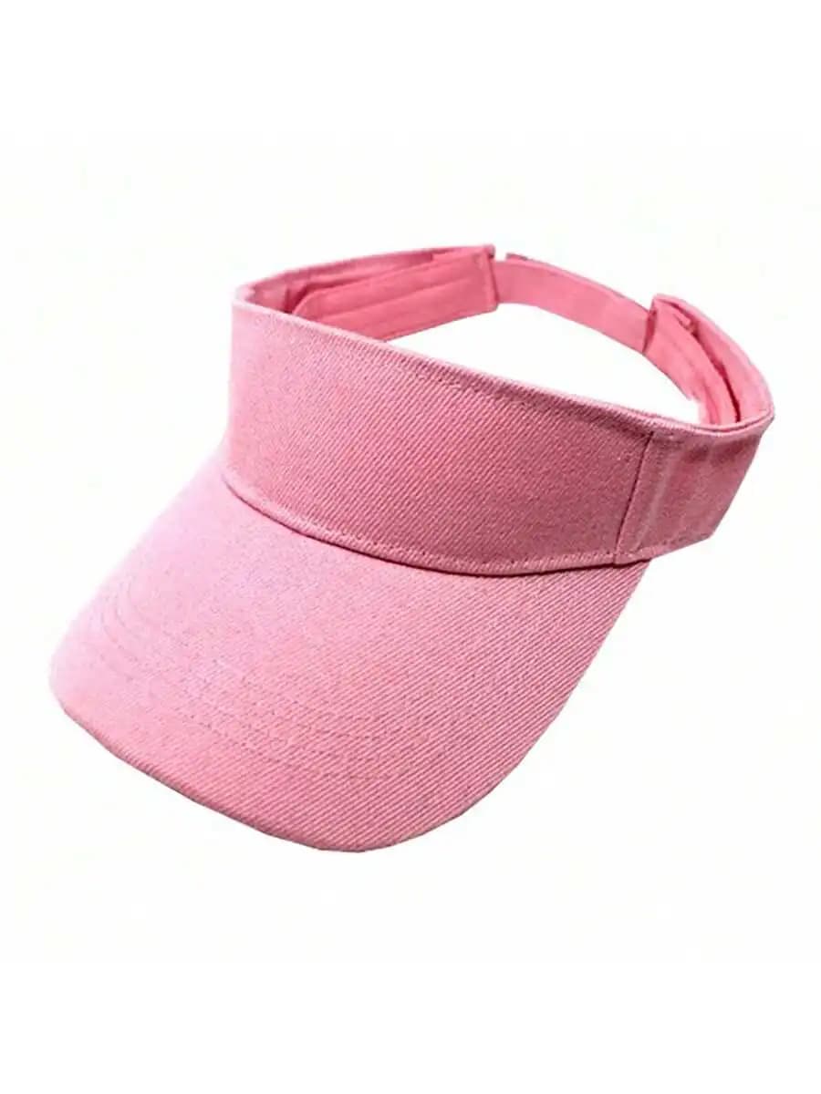 Adjustable Sun Visor Hat For Men And Women Polyester Sports Cap
