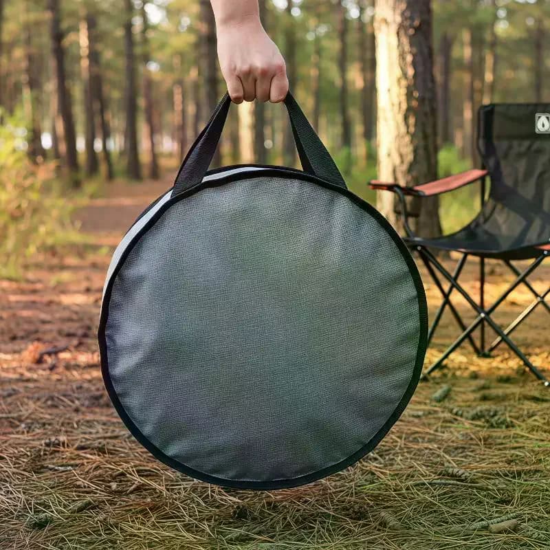 1Pcs Outdoor Camping Table Carry Tote Portable Round Barbecue Stove Storage Multifunctional Waterproof BBQ