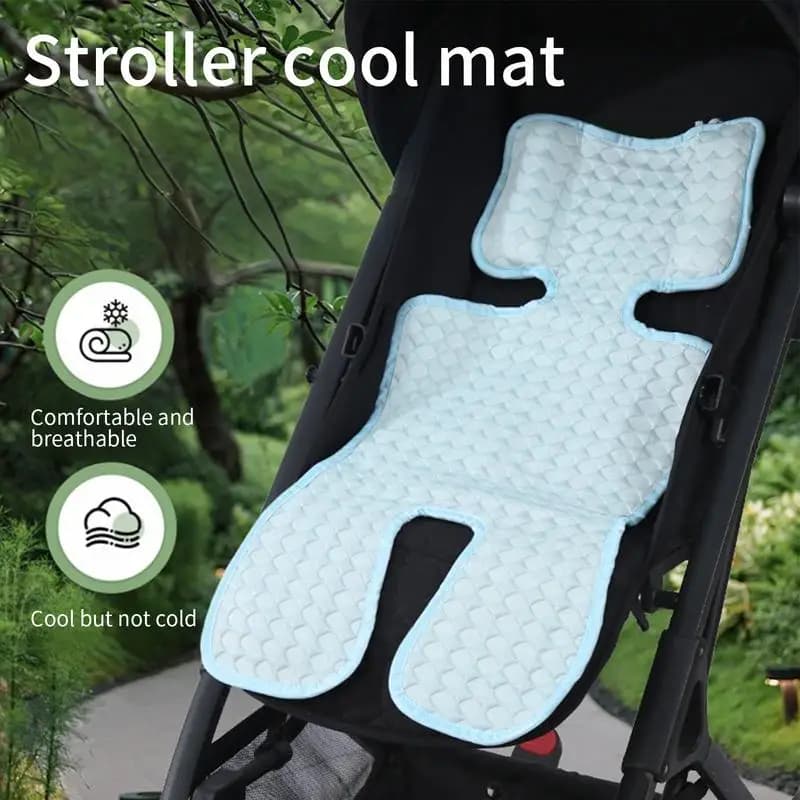 Tappetino rinfrescante per passeggino Tappetino traspirante per seggiolino auto per bambini per passeggino Seggiolino di sicurezza per bambini Seggiolone per bambini Cuscino freddo