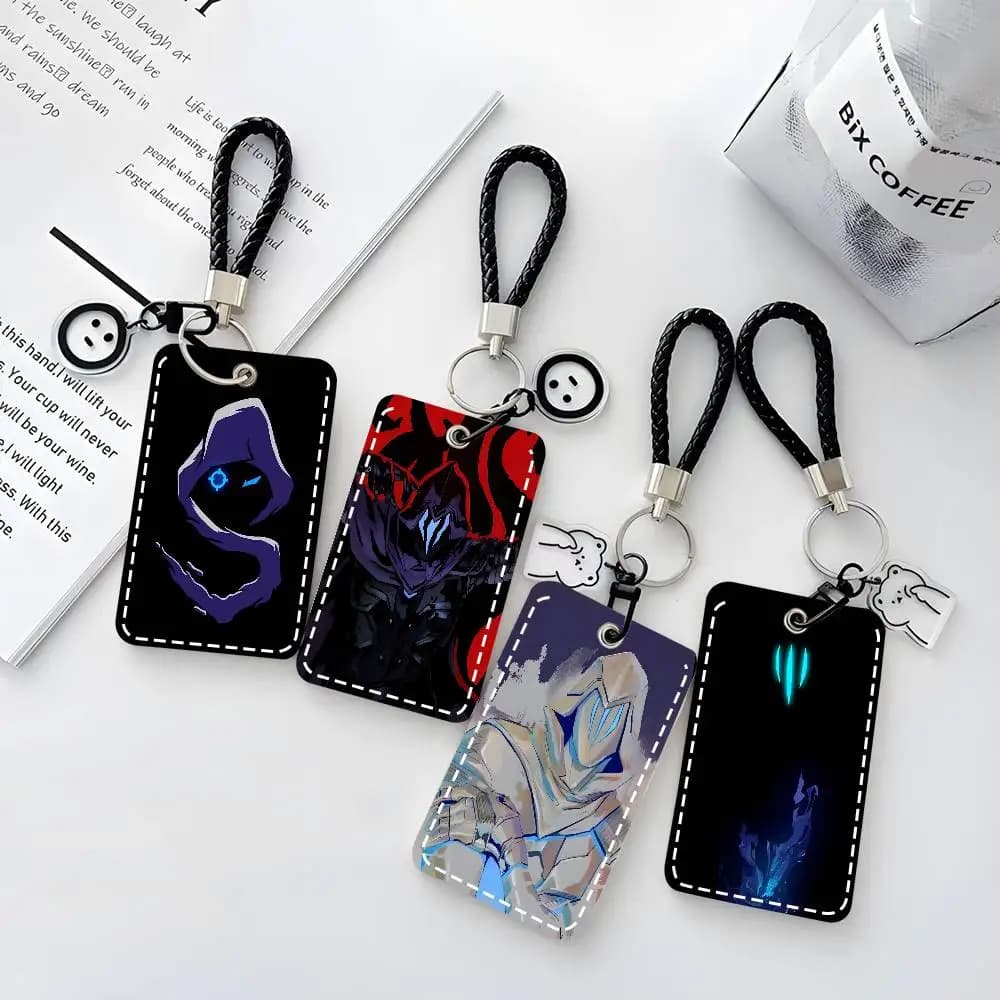 Omen Hot Fps Game Valorant Cool Porta Carte in Pelle con Portachiavi e Anello Portachiavi