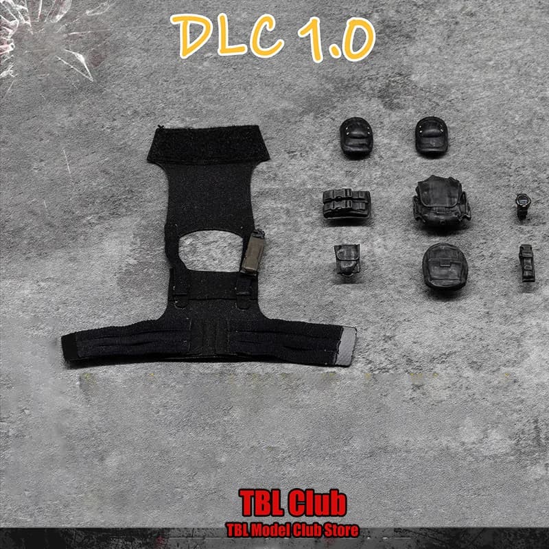 Disponibile in stock Mini borsa in scala 1/12, gilet antiproiettile, protezioni per gomiti, accessorio maschile per bambole da 6 pollici, action figure, soldato