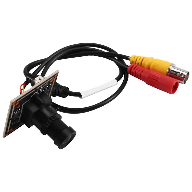 Telecamera CCTV analogica ABSY 1200TVL 5MP con obiettivo da 25 mm per microscopio fai-da-te, telecamera per auto e videocitofono A