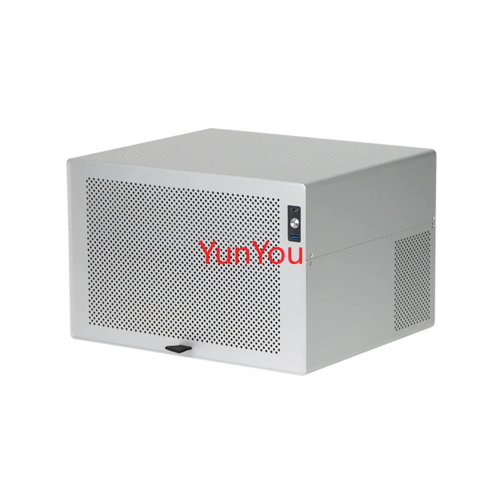 Chassis NAS Aries a 8 dischi, guscio in alluminio, scheda madre ATX, alimentatore SFX, Flybull, gruppo nero, server di archiviazione di rete