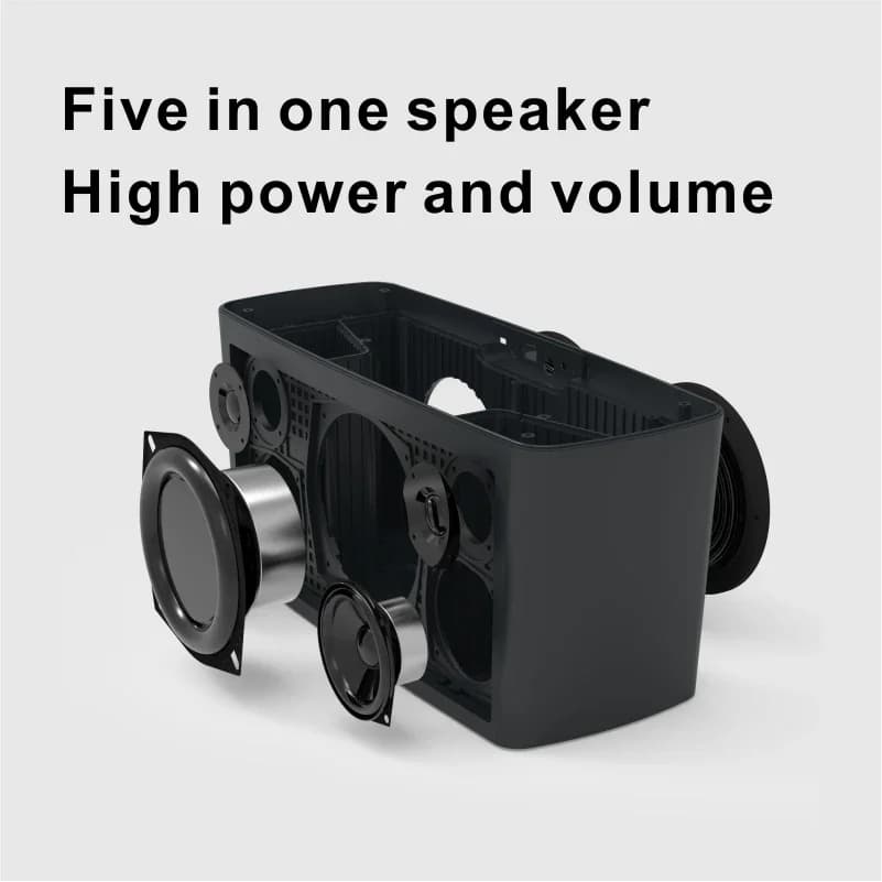 Macchina per Karaoke con Due Microfoni Wireless, Altoparlante Portatile da 200W con LED RGB, Sistema PA con Funzione TWS ed EQ