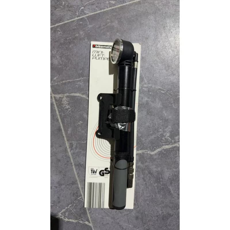 Pompa gonfiabile portatile mini ad alta pressione per mountain bike con manometro, pompa manuale per bicicletta US-French