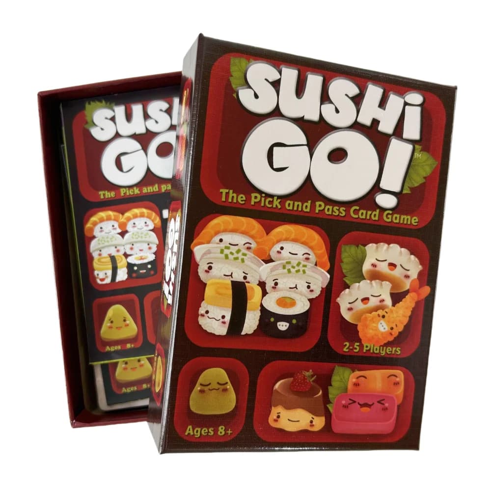 Gioco di carte Sushi Go - Sushi Go Party! Il gioco di carte Pick&Pass, carte divertenti per famiglie, perfetto per feste e mazzi da tavolo domestici all'ingrosso
