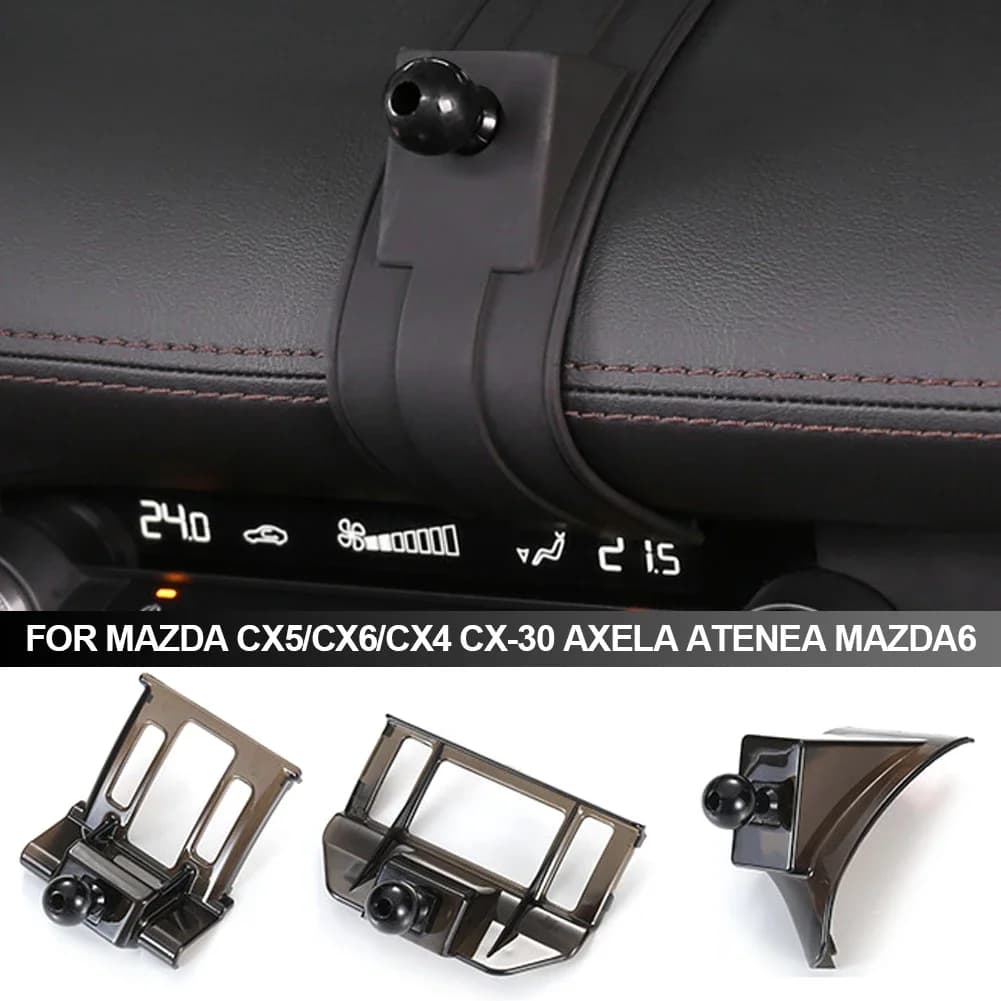 Supporto per telefono per auto Supporto per staffa di montaggio dedicata Base fissa per automobile per Mazda CX5/CX6/CX4 CX-30 Axela Atenea Mazda6