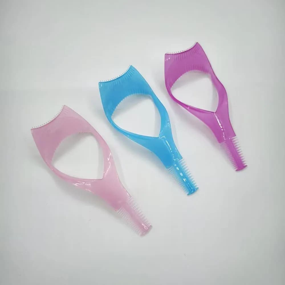 Model applicator mascara 3 in 1 with folding protection and eyeliner holder Eyeliner help for eyelashes design tool